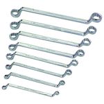 Pittsburg 8 Piece SAE Offset Box Wrench Set Chrome vanadium steel construction