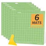 Cutting Mats for Cricut - Lya Vinyl 6 Pack Variety Cutting Mats 12x12, Cutting Mats for Permanent Vinyl(StandardGrip) for Explore Air Series & Accessories