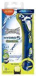 Wilkinson Sword Hydro 5 Groomer Men's Razor with trimmer and 1 blade