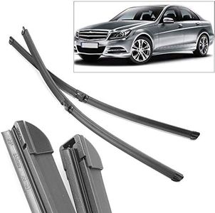 GZYF Windshield Wiper Front Windshield Wiper Blades for Mercedes Benz C class W204 2009-2012, 24" + 24"