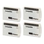 4Pcs SD2Vita Memory Card Adapter, for PS Vita Micro Memory Card Adapter, for PSV Memory Card Adapter for PS Vita 1000 2000 for PS TV