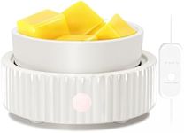 Maromamix Wax Melt Warmer with 4 Timer- Ceramic 3-in-1 Melt Warmer for Scented, Electric Candle Wax Melter Burner for Home Office Bedroom Fragrance, Home Décor & Gift Choice