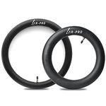 (2-Pack) 2.75-17（70/100-17） Front and 3.00-14（90/100-14） Rear Inner Tube for Dirt Bike Tires - Compatible with Honda Trail, Baja Motorsports, 110cc, 125cc, and 140cc Off-road Bikes and More