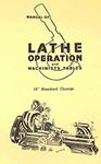 Atlas Craftsman Manual of Lathe Operation Book for 10" Standard