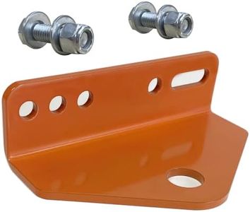 Universal Zero Turn Mower Trailer Hitch - 3/16'' Thick and Heavy Duty Steel Lawn Trailer Hitch Mount (3"-5"), Tow Hitch Mounting Hardware Included