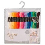 Anchor A29SC189061 Stranded Cotton: Essential Assortment: 18 Skeins, ASST