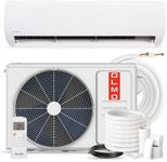 OLMO Alpic 12,000 BTU, 110/120V, 17.4 SEER2, Pre-charged Ductless Mini Split Air Conditioner with Heat Pump Including 16ft Installation Kit…