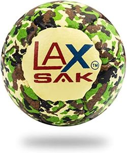 Lax Sak 2 Pack Trade Camo Lacrosse Training Balls. Same Weight & Size as a Regulation Lacrosse Ball. Great for Indoor & Outdoor Practice. Less Bounce & Minimal Rebounds.