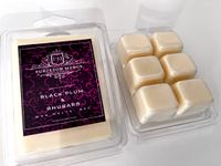 Black plum and rhubard highly scented wax melts. 80 grams wax, long lasting fragrance. Fruity wax melts