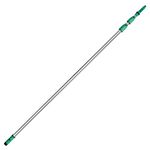 Unger ED450 OptiLoc Telescopic Window Cleaning Pole/Multi-Use Extension Pole - 4.5m, 3 Section - UNGER Window Cleaning Equipment, silver
