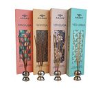 Anant Natural Hand Rolled Premium Fragrance Incense Sticks | Pack of 4 | Ved Loban | Vipassana | Mantra | Samsaara | Spiritual Agarbattis - 40 Sticks/Box