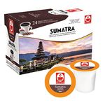 Bonini Coffee Pods, Pack of 2 Keurig Compatible Coffee Pods, K-Cup. Sumatra Blend. Each Pack 24 pods (Total 48 pods) 100% Italian Coffee