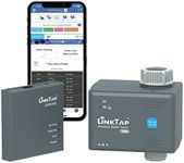 LinkTap G1S Wireless Water Timer & Gateway - Cloud Controlled Smart Tap Hose Timer & App, Remote Irrigation for Garden, Weather Awareness, Manual Control & Digital Lockout, 2 Year Battery Life, IP66