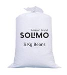 Amazon Brand - Solimo Bean Bag Refill Pack 3 KG for Bean Bag, Sofa, Pouffes | High Density Beans Fillers for Bean Bags | (White)