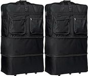 Pack of 2, 36" Expandable Wheeled B