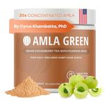 Amla Powder Superfood Supplement with Pumpkin Spice, 20x Ultra Concentrated Amla, Made with Cinnamon, Ginger, Nutmeg, Cloves, Allspice, Cardamom, Indian Gooseberries, Pumpkin Spice, 90 Servings