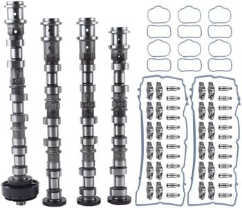 MISIOEK Engine Camshafts Rockers Lifters Kit Compatible with Jeep Dodge RAM 3.6L V6 2011-2016 5184377AG 5184378AG 5184379AG 5184380AG