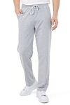 COMEOR Men's Cotton Jogging Pants - Long Men's Sweatpants - Men's Jogger Training Trousers, Relaxing Track Suit Bottom (Grey, 3XL)