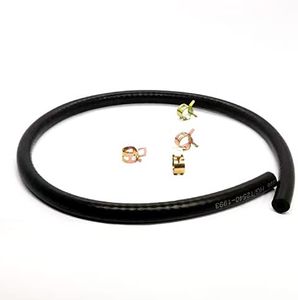 1/4" x 25" Fuel Line Hose with 4 Clamps Lawn Mower for Briggs & Stratton 5414K 283207 791850 Small Engine