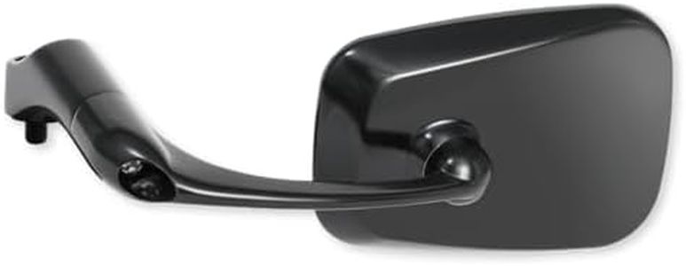 Tanax NA-011 Motorcycle Mirror, Napoleon, Valen T.T. Mirror EX, Black, Screw Diameter 0.4 inches (10 mm), Positive and Reverse Screw Bolts, For Left and Right Use, 1 Piece