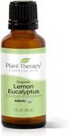 Plant Therapy Organic Lemon Eucalyptus Essential Oil 100% Pure, USDA Certified Organic, Undiluted, Natural Aromatherapy, Therapeutic Grade 30 mL (1 oz)