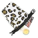 Insulated Snack Bag- Women Reusable Sandwich & Snack Bags, Leakproof Food Storage Small Lunch Bag for Picnic,Work(Mini，Leopard）