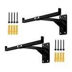 OMMUU 2PCS Chainsaw Holder Backpack Blower Rack Accessories and Tools for Garage Wall Mount Weed Eater String Trimmer Hanger Storage Rack Hook, YJ-H-2H