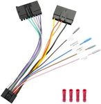 Jayubien Radio Wiring Harness for Ford Stereo Adapter 1986-1997,Car Stereo Wire Harness Adapter Compatible with Aerostar Ranger Mustang Explorer Escort Focus Taurus Mercury 1987-1998