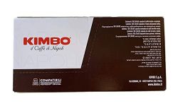 100 Kimbo Espresso coffee Capsules, comaptible with Nespresso Original machines 100% Arabica Coffee (Napoli, 100 regular pods)