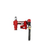 Fill-Rite FR4210HB 12V 20 GPM Fuel Transfer Pump with Discharge Hose & Automatic Nozzle, Red | Gasoline, Diesel, Kerosene, Ethanol & Methanol Blends & Biodiesel