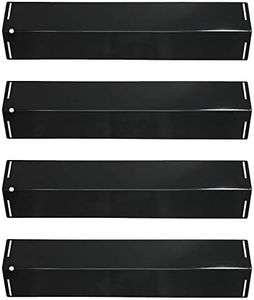 LOKHING Gas Barbecue Parts 92151 (4-Pack) Placa de Calor de Acero de Porcelana, protección térmica Parade Parrilla de Gas de Campingaz, CCLIFE, Landmann, Char-Broil, Broil-Master Parrillas