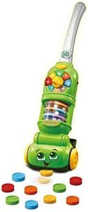 LeapFrog Pick Up & Count Vacuum, Role Play Toy with Lights, Colours & Counting, Pick Up Counters in Three modes of play, Learning Toy Gift for ages 2, 3, 4+ Years, English Version,Green,58x21x11.8cm