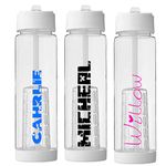 Print Maniacs Personalised Water Bottle 730ml BPA Free Plastic Any Name School Childrens Kids Adult Gym Sports Outdoor Hiking Customizable Sport Beaker Easy Carry Removable Fruit Infuser