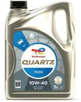 TotalEnergies Quartz 7000 10W40 Engine Oil - ACEA A3/B4, API SN/CF - Clean-Shield Technology - Synthetic Motor Oil Lubricant - 5L