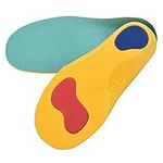 Sonew Orthotic Insoles for Kids Prevent Flatfoot, Foot Valgus, Foot Pronation etc, Breathable Shockproof 3D Arch Support Shoe Inserts for Boys Girls(L)