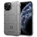 LABILUS iPhone 11 Pro case, (Rugged Shield Series) TPU Thick Solid Armor Tactical Protective Cover Case for iPhone 11 Pro (2019) - Concrete Grey