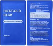 2 Pack Gel Ice Packs Reusable Hot and Cold Gel Pack Sport Ice Pack Instant Ice Packs Cold Compress for Sport, Knees, Back, Head, Neck Relief