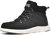 Bruno Marc Men's Winter Boots Outdoor Cold-Weather Warm Lightweight Walking Boots,Black,Size 10,SBSB2311M