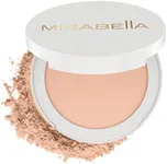 Mirabella Invincible For All Pure Pressed Powder Foundation Makeup, Buildable Mineral Foundation & Blurring Setting Powder for All Skin Types - HD Matte Finishing Powder - Light L8