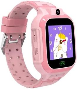 ONE4TECH Kids 4G Smartwatch with GPS Tracker | HD Display, Voice & Video Calling| GPS Tracking| SOS Geo Fencing | Long Battery Life | Water Resistance| GPS Watch Best Gift for Kids (Pink)