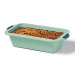 Starfrit Silicone Bakeware Baking Pan - Loaf Pan with Integrated Metal Frame – Green