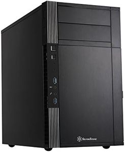 SilverStone Technology Precision PS07 Micro-ATX case with Aluminum Accent Black, SST-PS07B