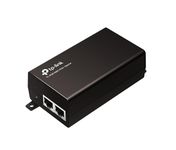 TL-PoE160S | 802.3at/af Gigabit PoE Injector | Non-PoE to PoE Adapter | Supplies PoE (15.4W) or PoE+ (30W) | Plug & Play | Desktop/Wall-Mount | Distance Up to 328 ft. | UL Certified, Black