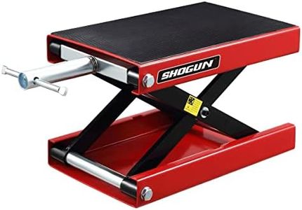 SHOGUN Motorcycle Lift Stand Motorbike Lifting Jack Hoist ATV Dirtbike Work Platform Repair Bench 500kg Max Load