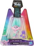 Trolls DreamWorks World Tour Satin, Collectible Doll with Guitar Accessory and Hair Clip, Toy Figure Inspired by The Movie World Tour