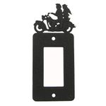 Motorcycle Couple GFI Rocker Light Switch Plate Cover