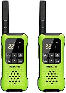 Retevis RT49P Walkie Talkies Rechargeable, IP67 Waterproof Walkie Talkies, Floatable, NOAA, Flashlight, SOS Emergency Alert, Two Way Radios Long Range 2 Pack for Kayaking