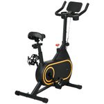 SPORTNOW Exercise Bike, Magnetic Indoor Cycling Bike, 330lbs Max Load Stationary Bike, with Silent Flywheel, LCD Display, Bottle/Tablet Holder, Comfortable Seat, for Home Cardio Workout