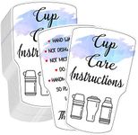 Sureio 200 Pieces Tumbler Cup Cards