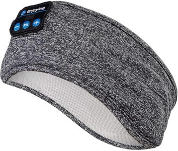 Sleep Headphones Headband, Wireless Music Sports Headband Headphones with Ultra-Thin HD Stereo Speakers Perfect for Sleeping, Workout, Jogging, Yoga, Insomnia, Air Travel, Meditation (Grey)